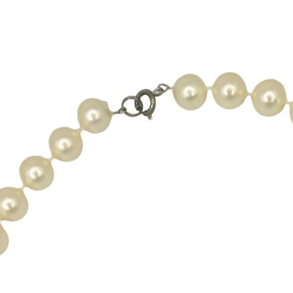 Champagne Pearl Choker Necklace 16” Classic Grannycore Girlcore Wedding - Picture 10 of 10